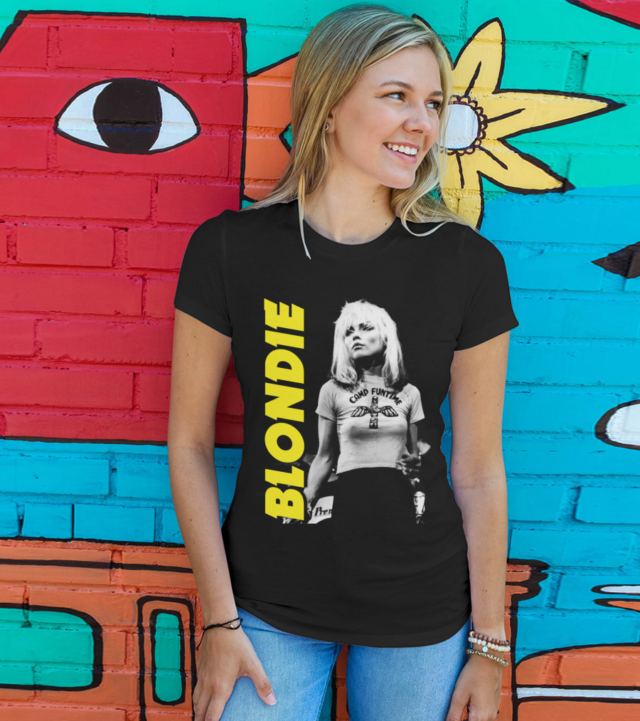 Blondie Camp Funtime Black And White T-Shirt