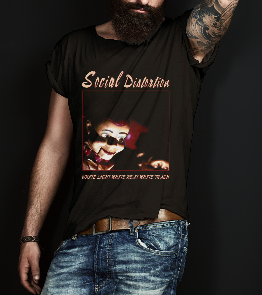 Social Distortion White Light White Heat White Trash T-Shirt