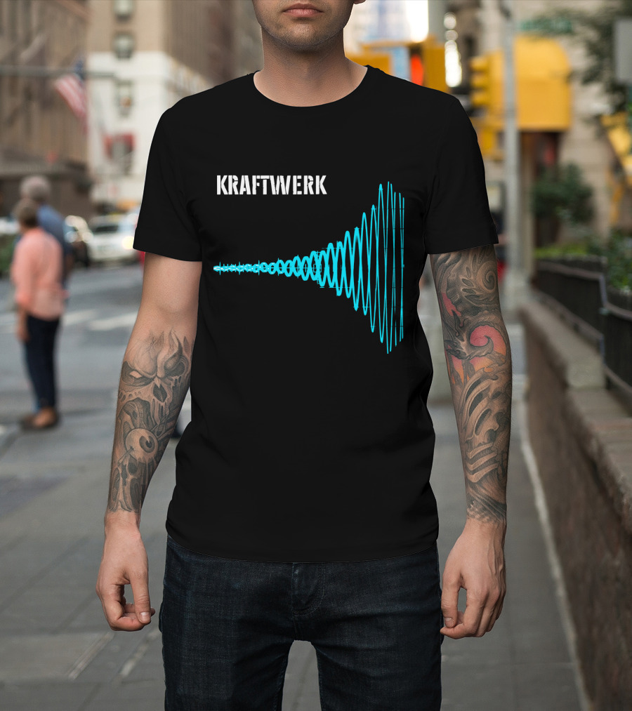 Kraftwerk Blue Sound Waves T-Shirt