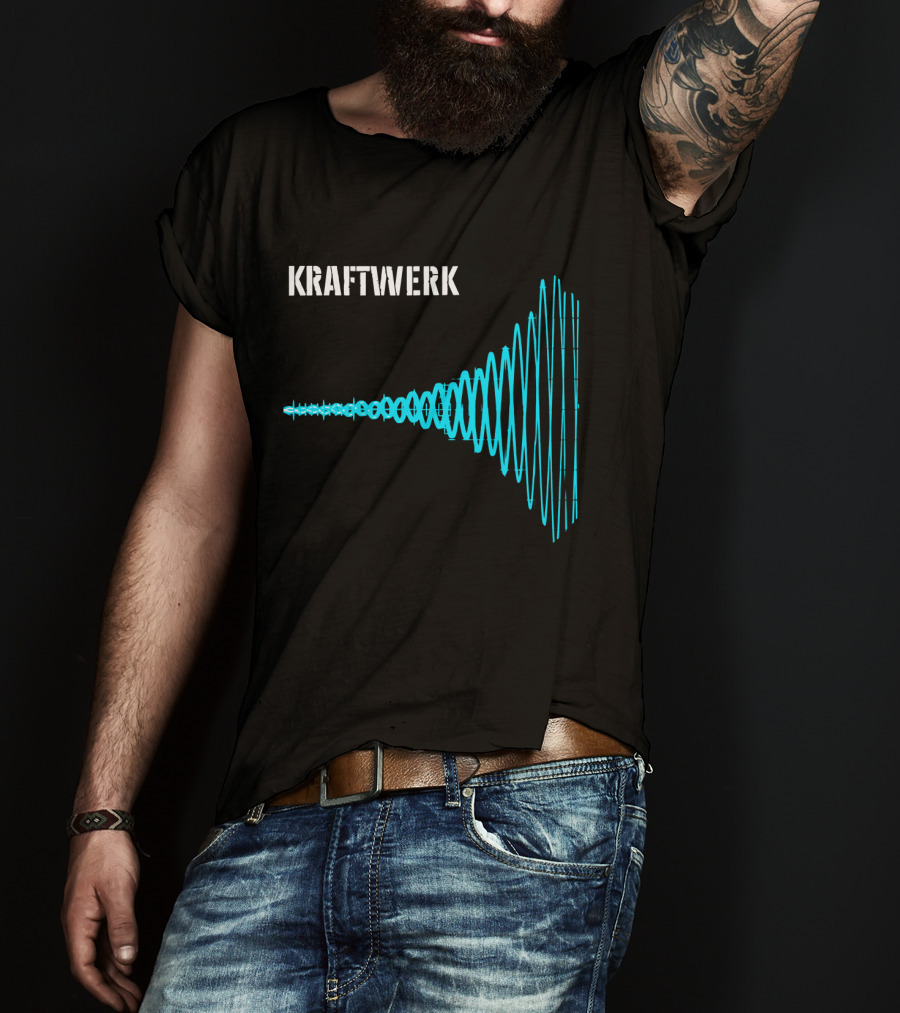 Kraftwerk Blue Sound Waves T-Shirt