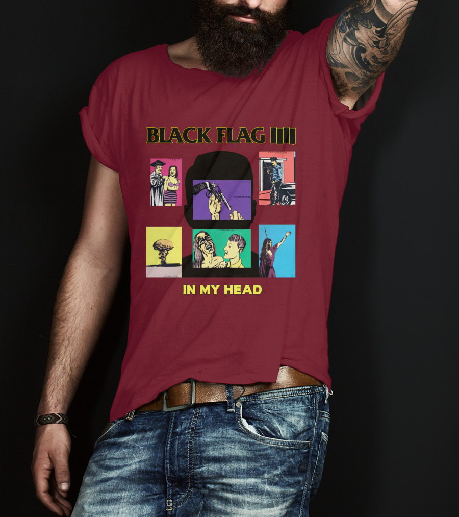 Black Flag Iiii In My Head T-Shirt