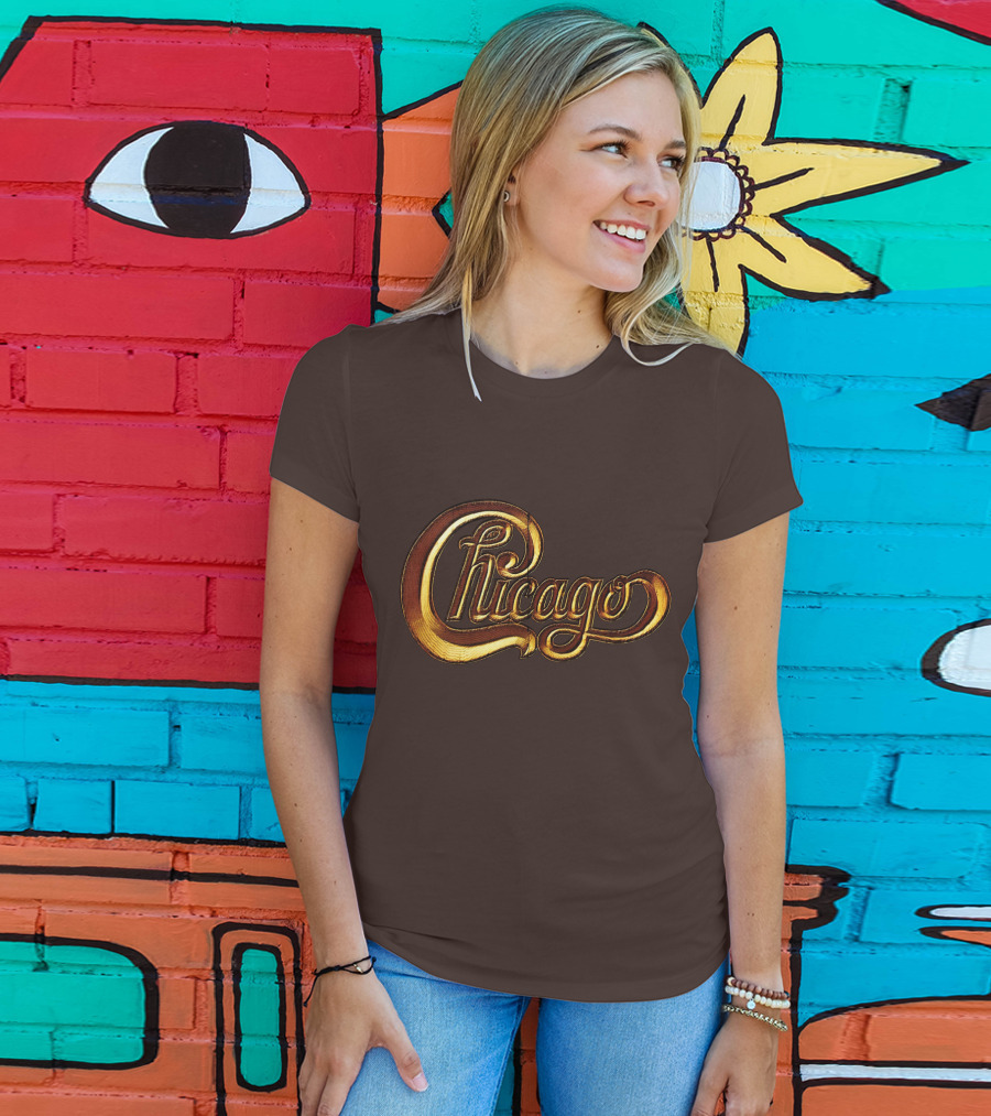 Chicago Gold Script T-Shirt
