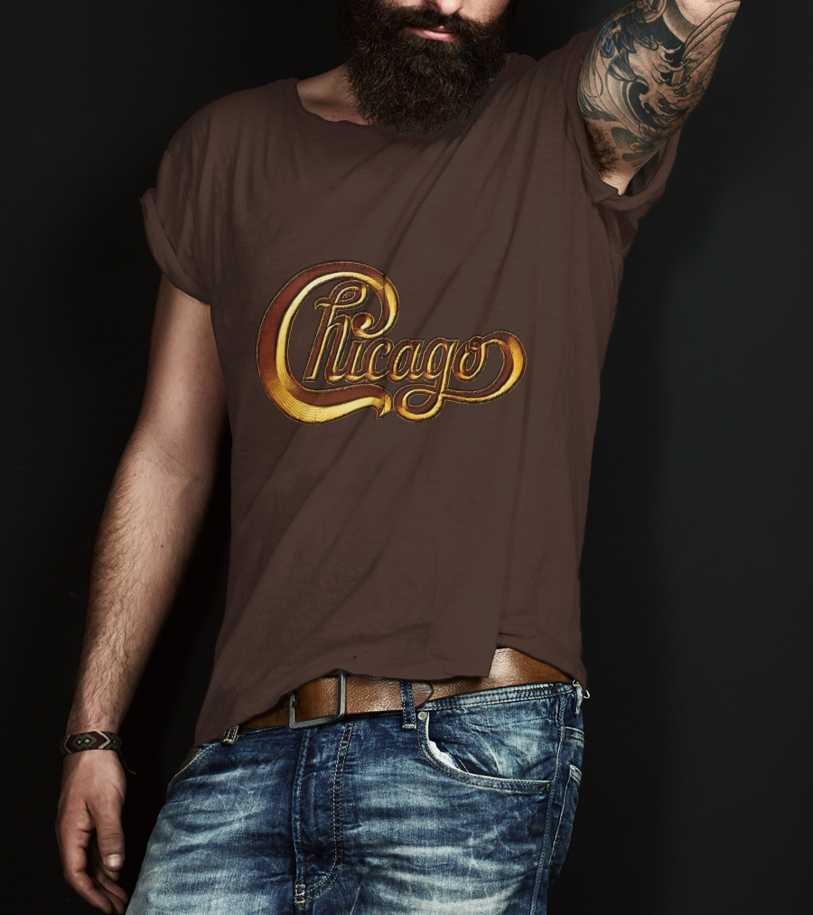 Chicago Gold Script T-Shirt