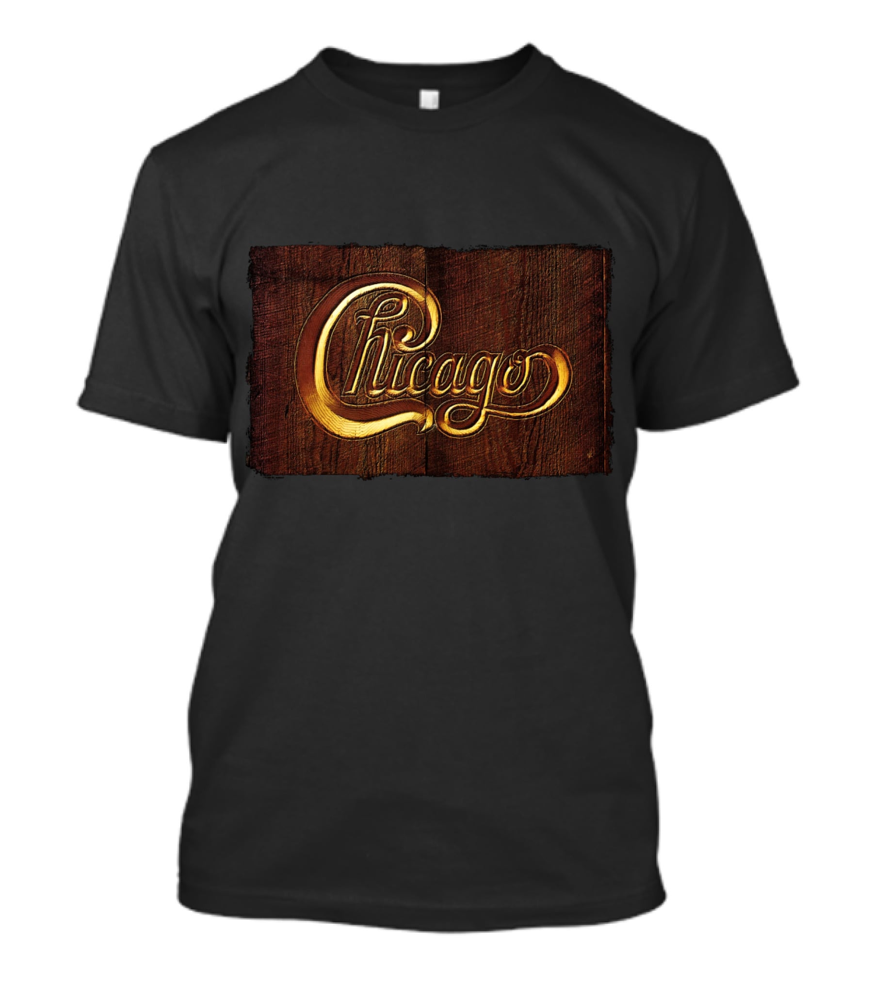 Chicago Ccg 05 Vintage Wood Style T-Shirt