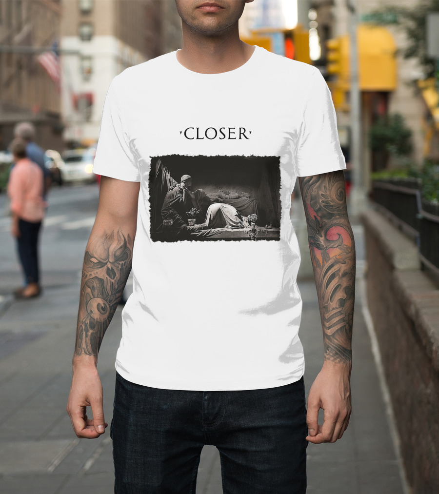 Joy Division Closer Album Cover Artistic Rendition T-Shirt