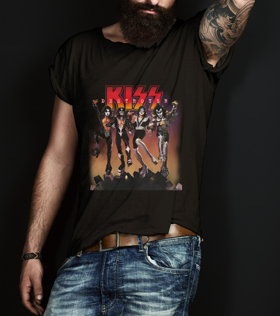 Kiss Destroyer Album Cover Art T-Shirt