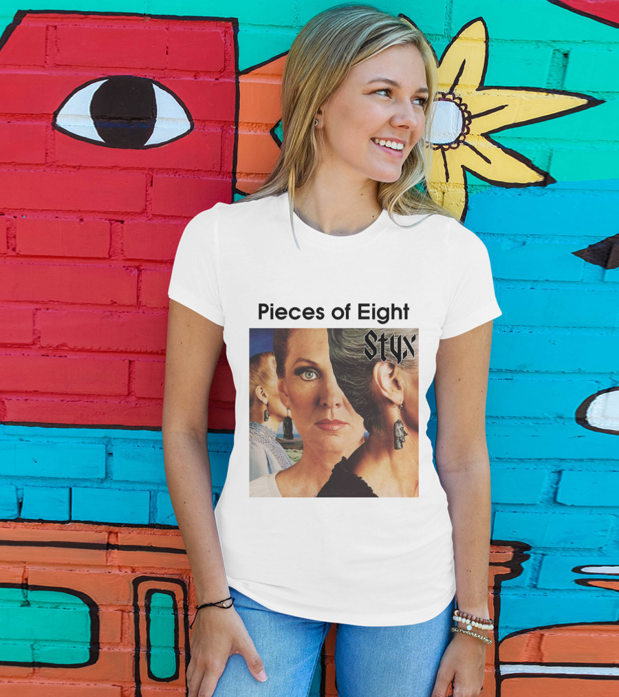 Pieces Of Eight Styx Album Artwork T-Shirt