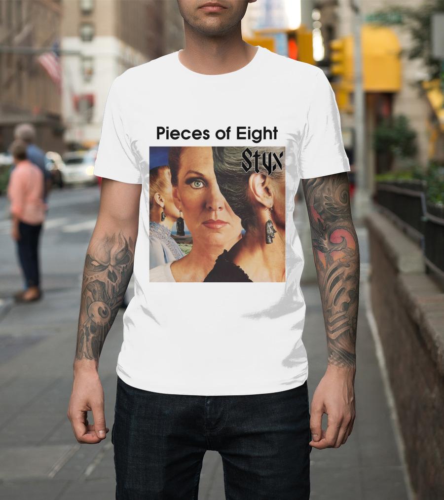 Pieces Of Eight Styx Album Artwork T-Shirt