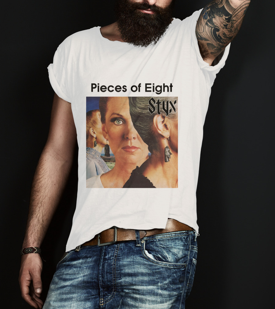 Pieces Of Eight Styx Album Artwork T-Shirt