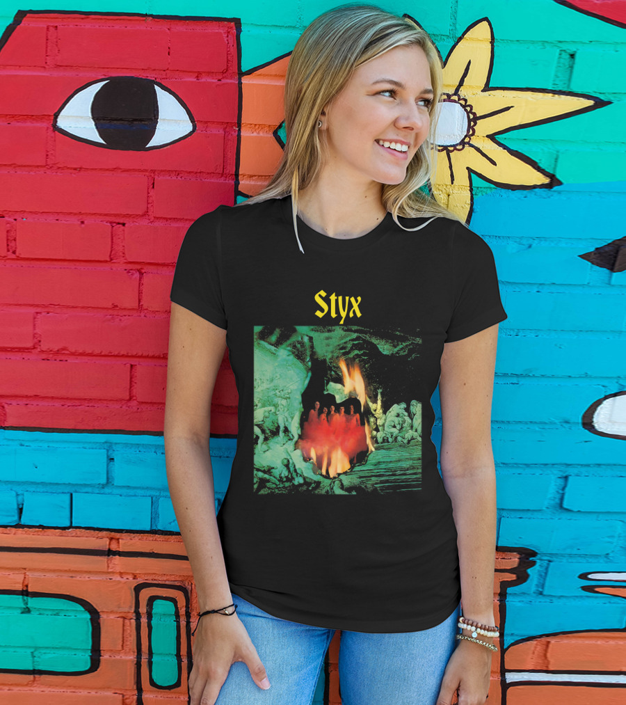 Styx Band Album Cover Artwork Flame T-Shirt