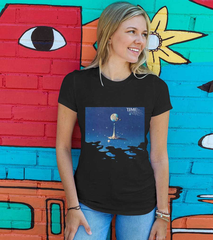 Elo Time Album Cover Space Scene T-Shirt