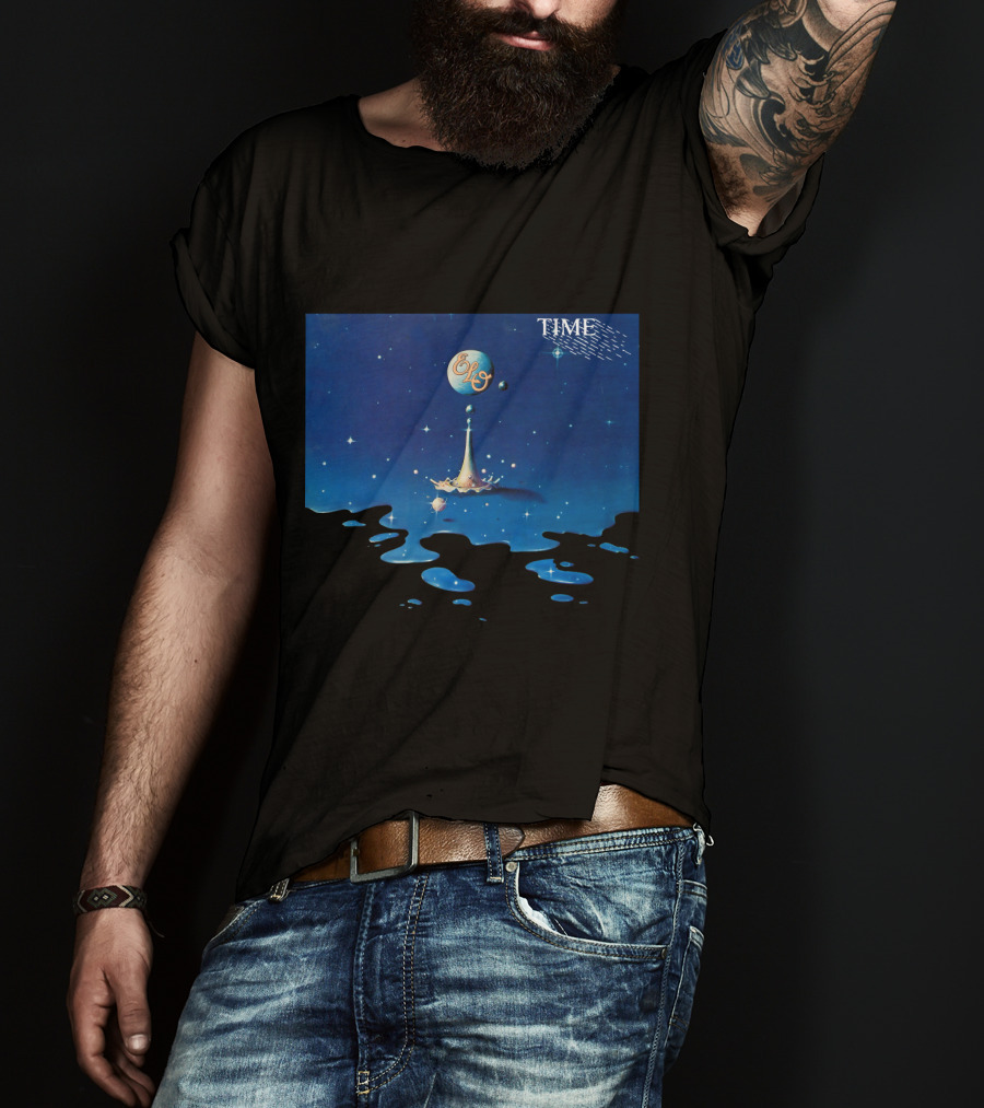 Elo Time Album Cover Space Scene T-Shirt