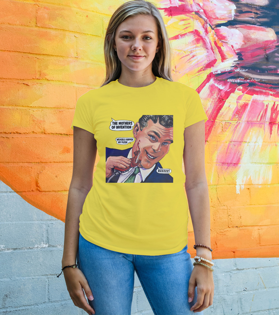 The Mothers Of Invention Weasels Ripped My Flesh Rzzzzz! Tmoi T-Shirt