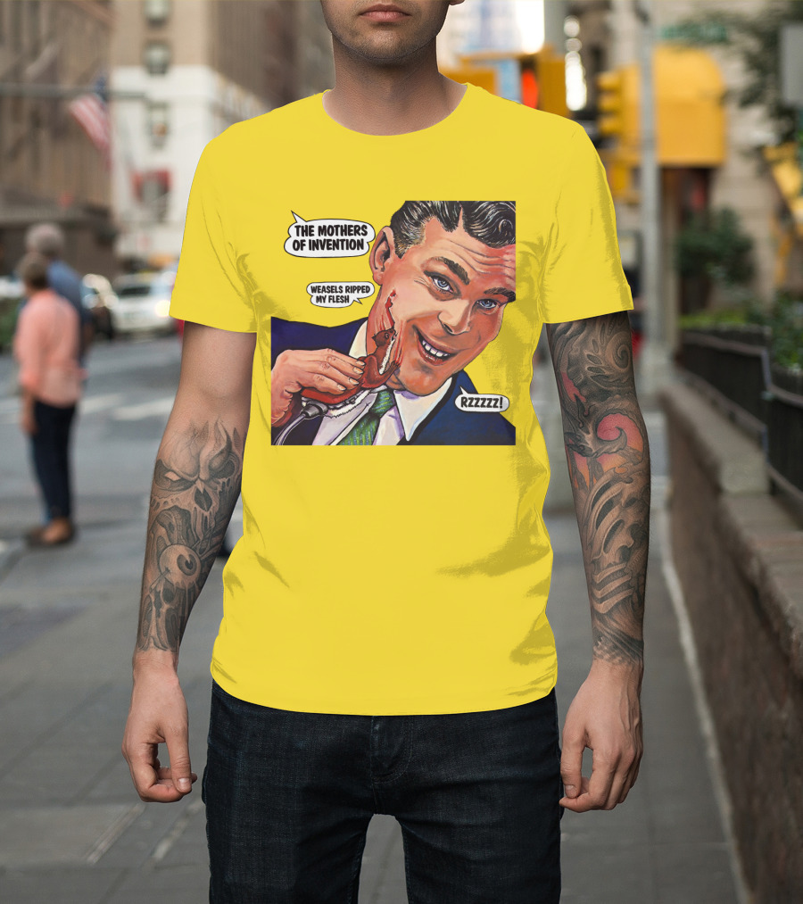 The Mothers Of Invention Weasels Ripped My Flesh Rzzzzz! Tmoi T-Shirt