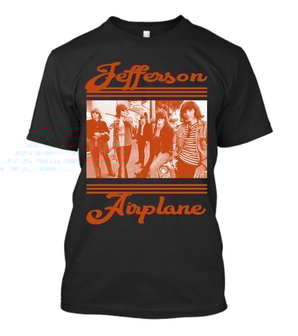 Jefferson Airplane Retro Band Photo T-Shirt