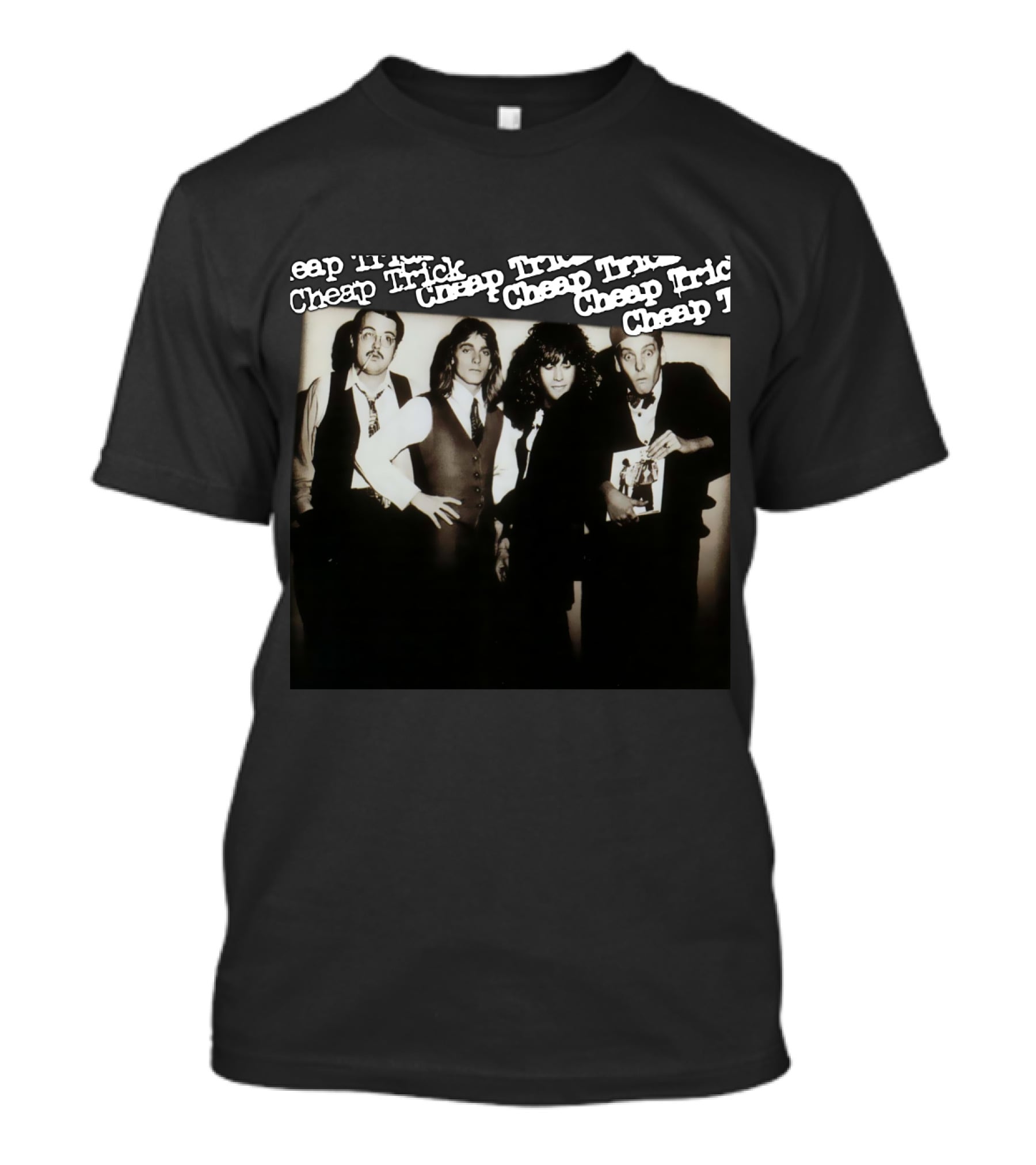 Cheap Trick Album Cover Vintage Rock Band Photo T-Shirt