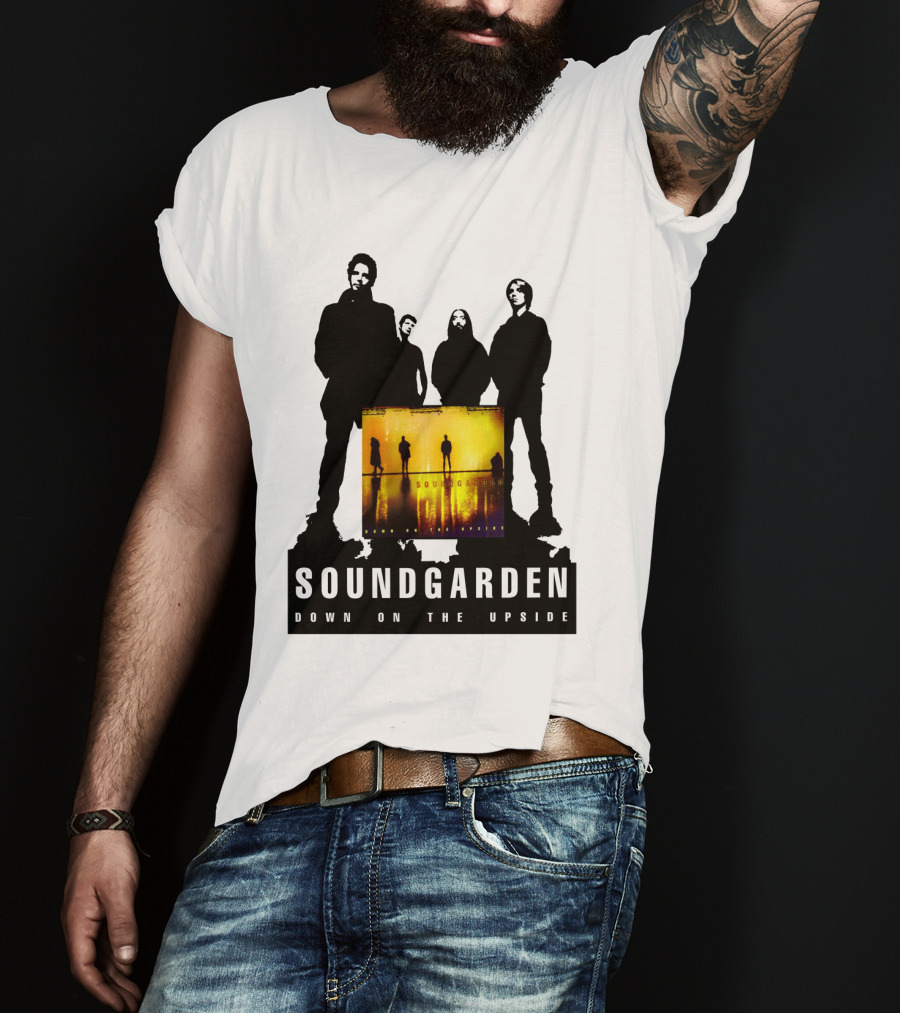 Soundgarden Down On The Upside Album Silhouette Artwork T-Shirt
