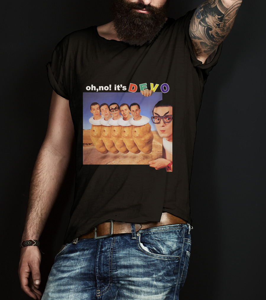Oh No It's Devo Band Potato Heads T-Shirt