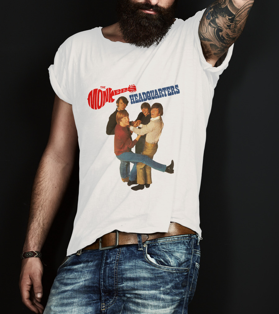 The Monkees Headquarters Album Cover Group Photo T-Shirt