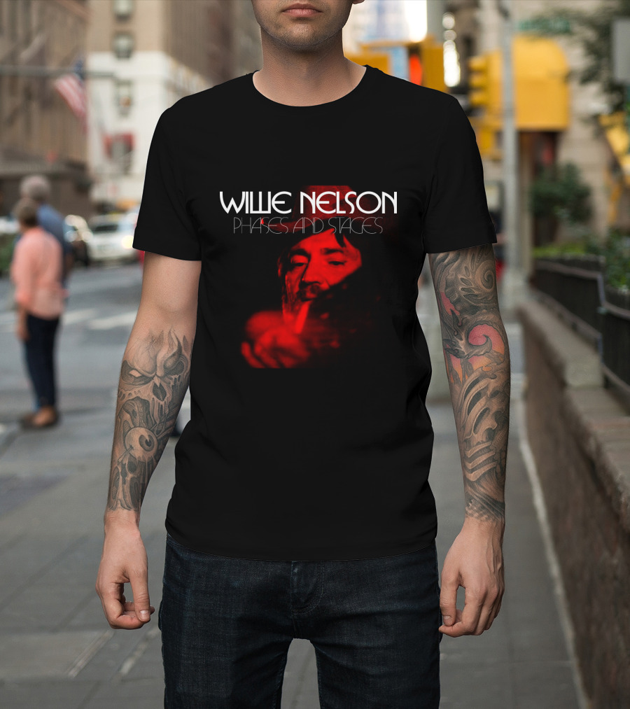 Willie Nelson Phases And Stages T-Shirt