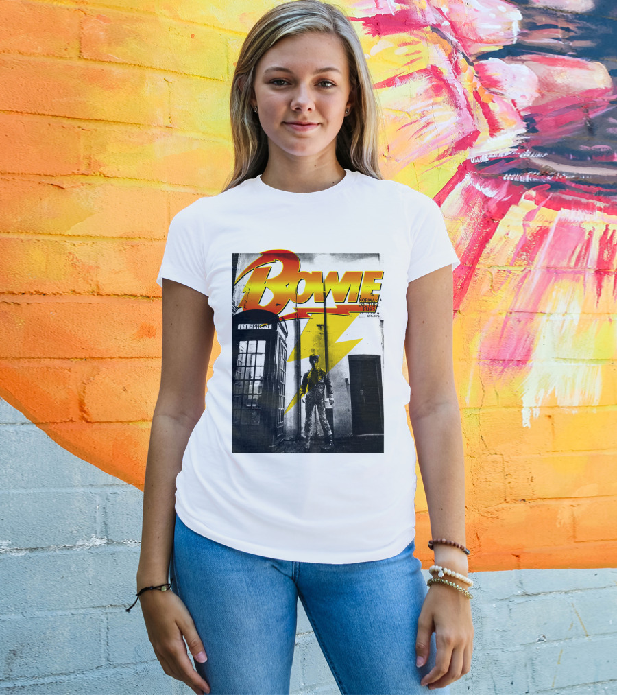 Bowie Norman Couture Furs Telephone Box Lightning Bolt T-Shirt