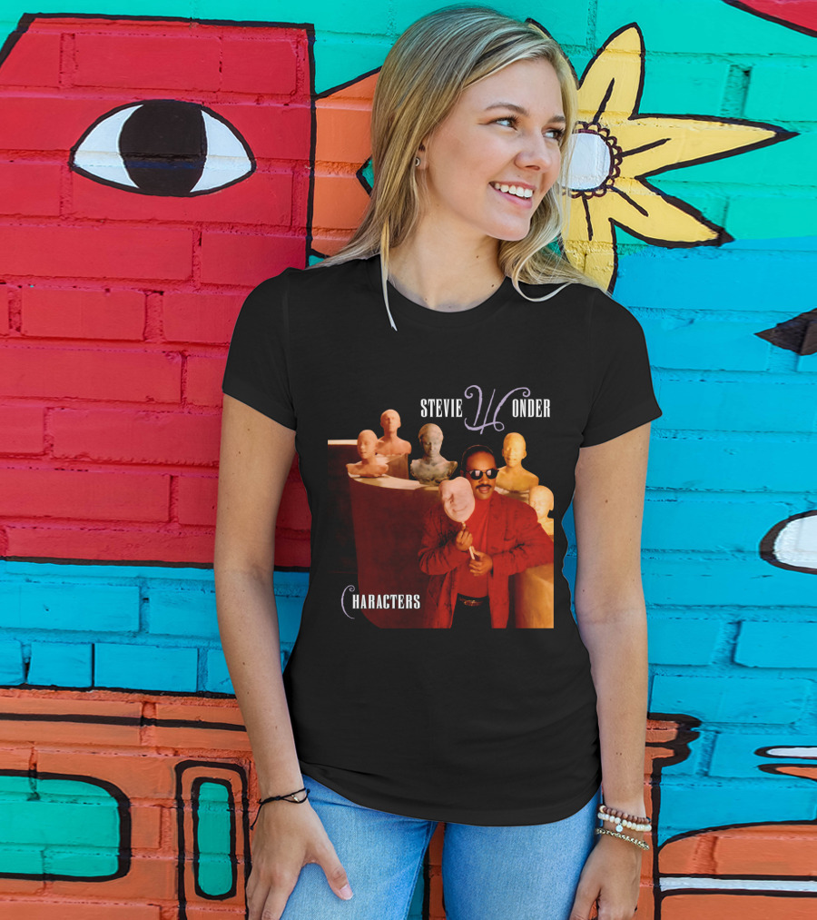 Stevie Wonder Characters T-Shirt