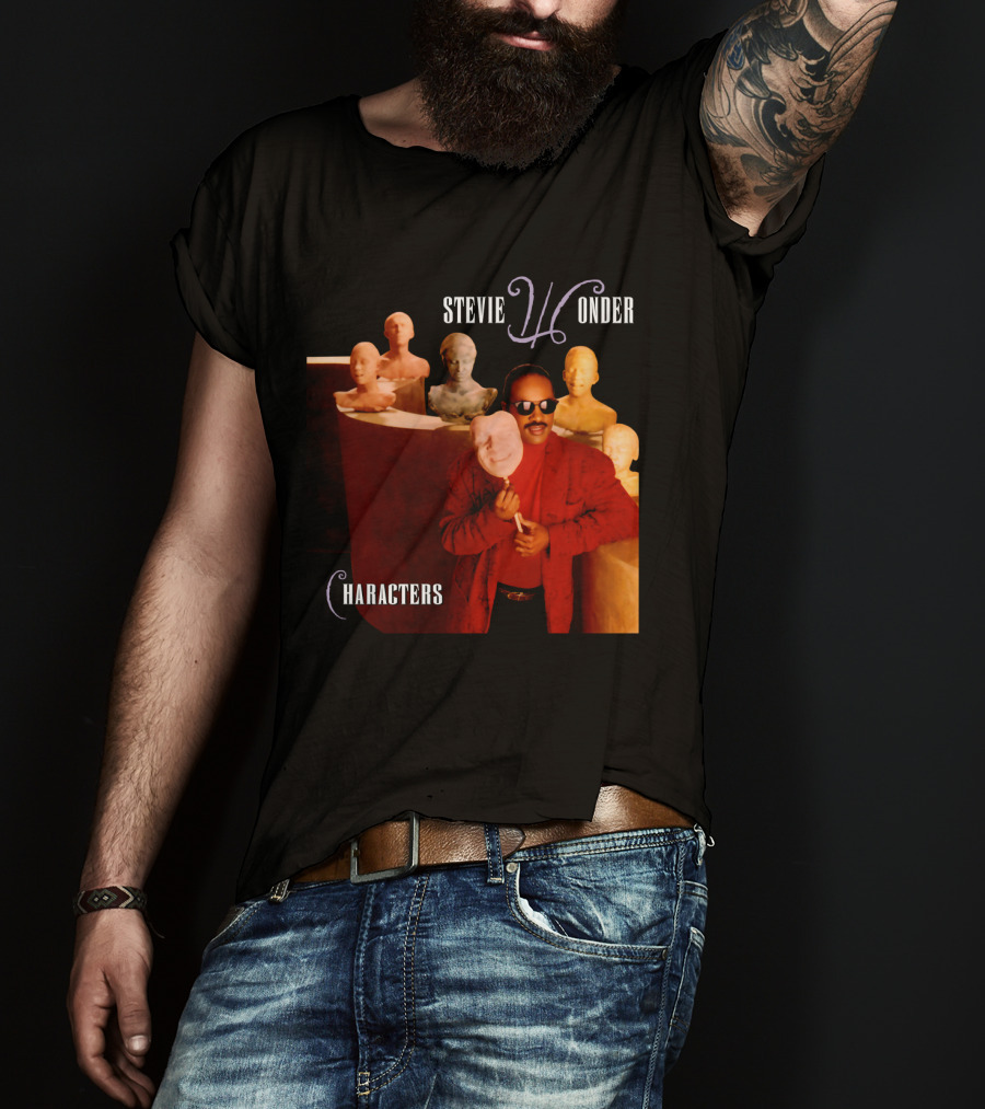 Stevie Wonder Characters T-Shirt