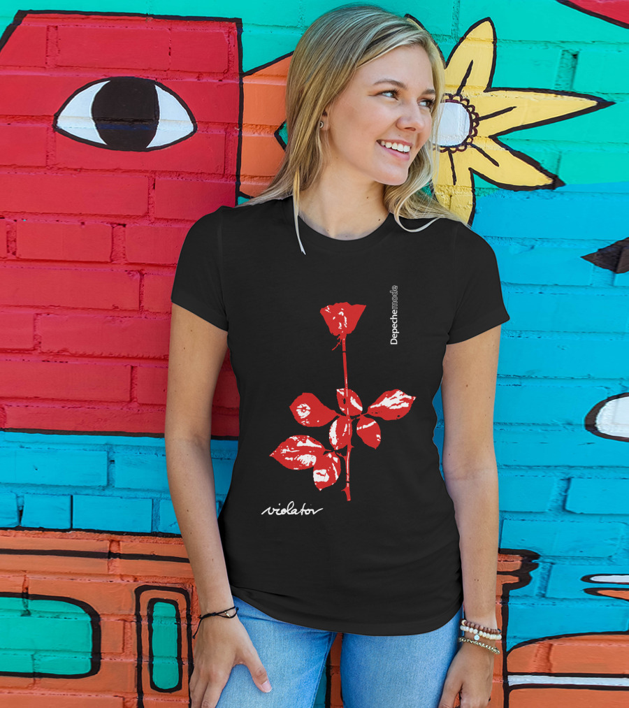 Depeche Mode Violator Red Rose T-Shirt
