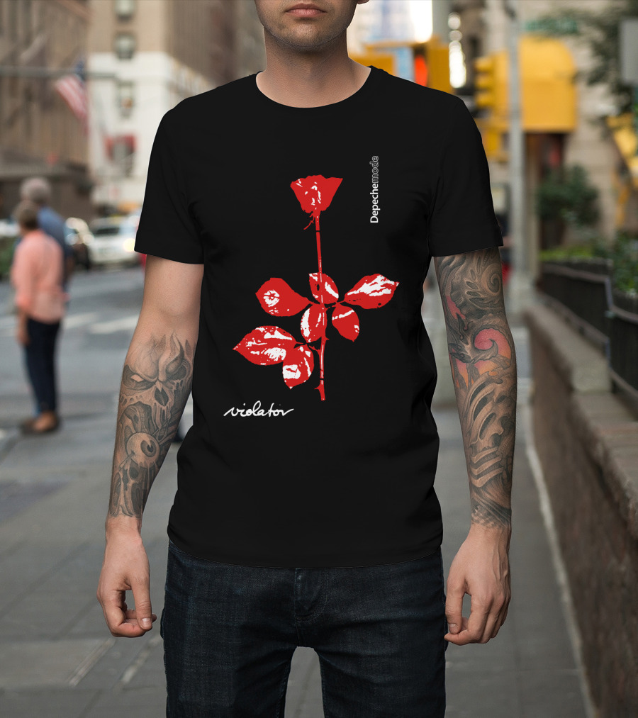 Depeche Mode Violator Red Rose T-Shirt
