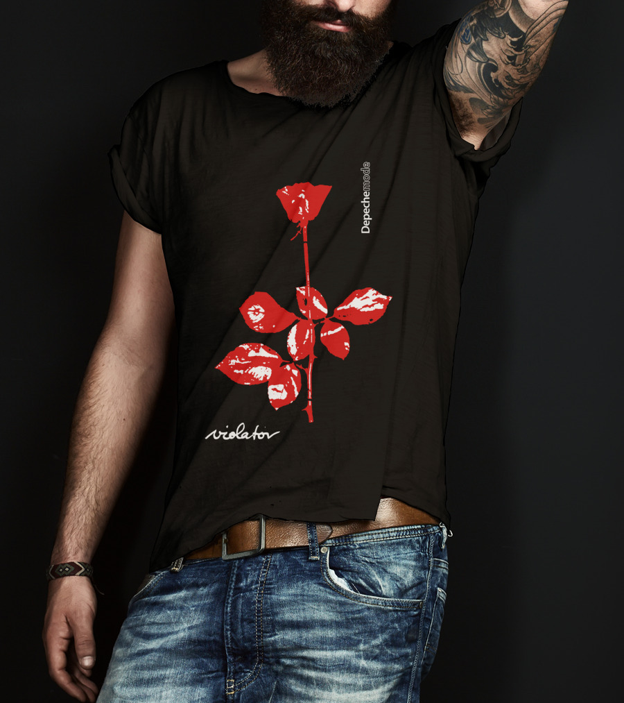 Depeche Mode Violator Red Rose T-Shirt