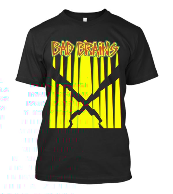 Bad Brains Yellow Stripes With Red And Green T-Shirt
