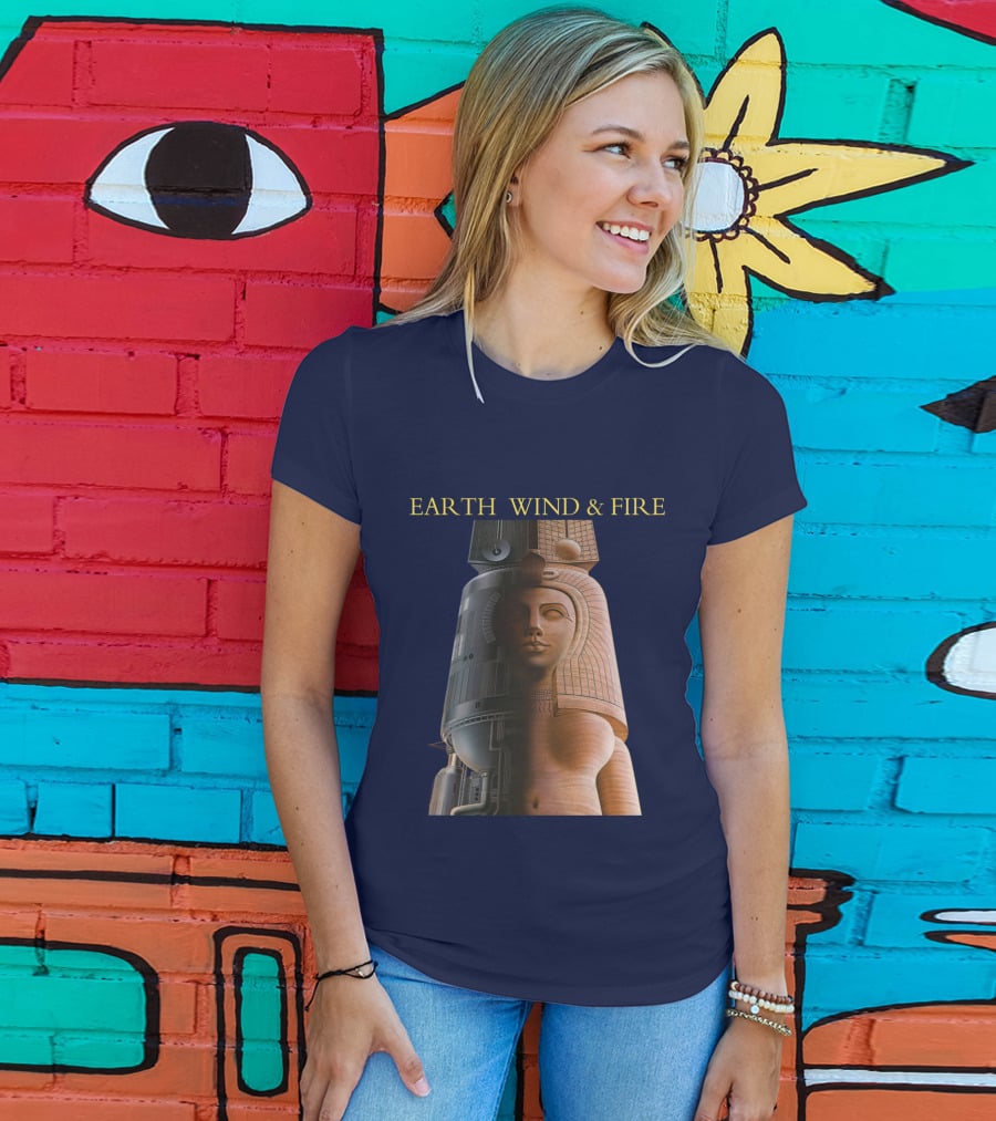 Earth Wind & Fire Iconic Futuristic Egyptian Pharaoh T-Shirt