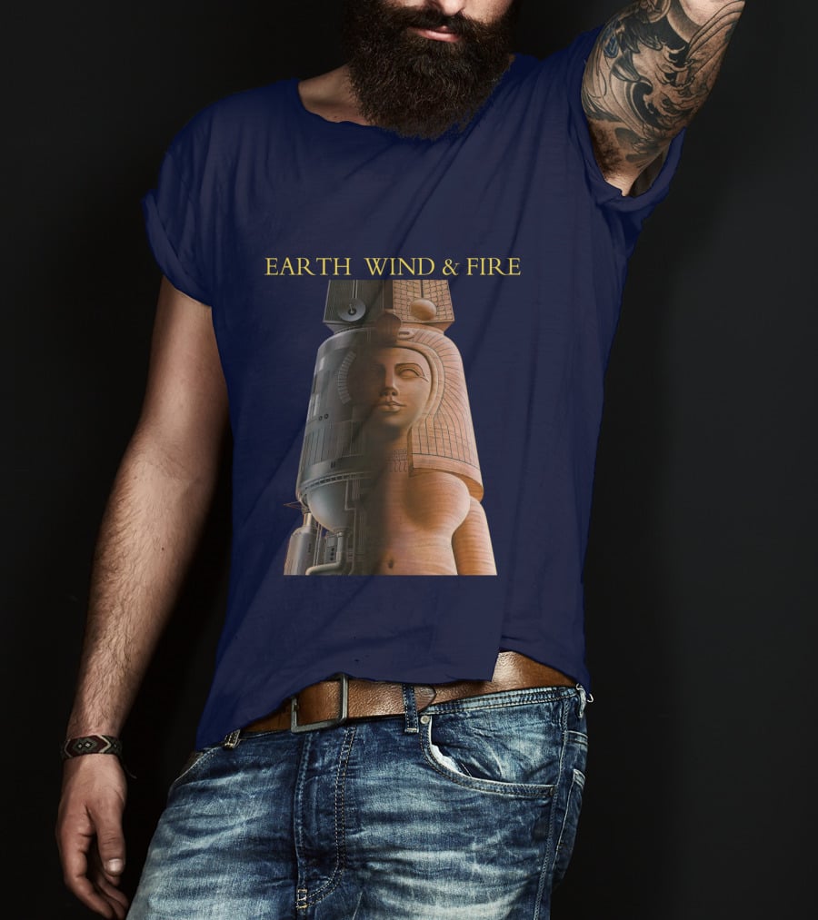 Earth Wind & Fire Iconic Futuristic Egyptian Pharaoh T-Shirt