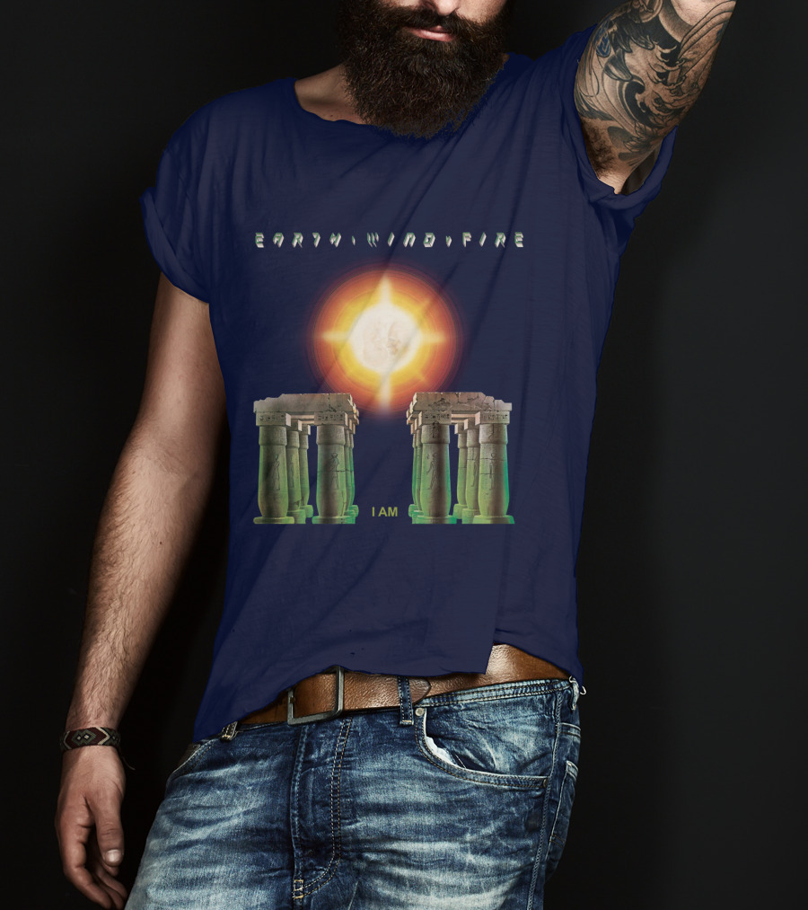 Earth Wind Fire I Am Sun Stonehenge Concept T-Shirt