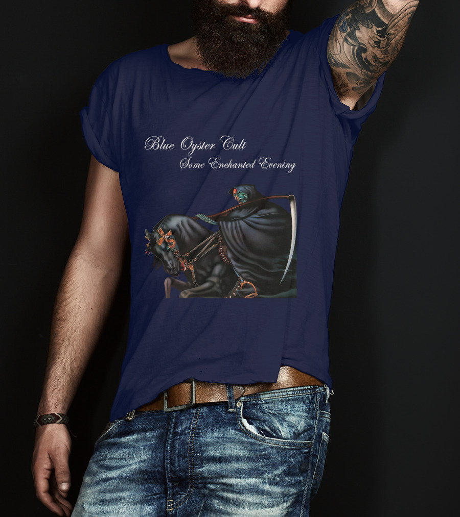 Blue Oyster Cult Some Enchanted Evening Rider With Scythe T-Shirt
