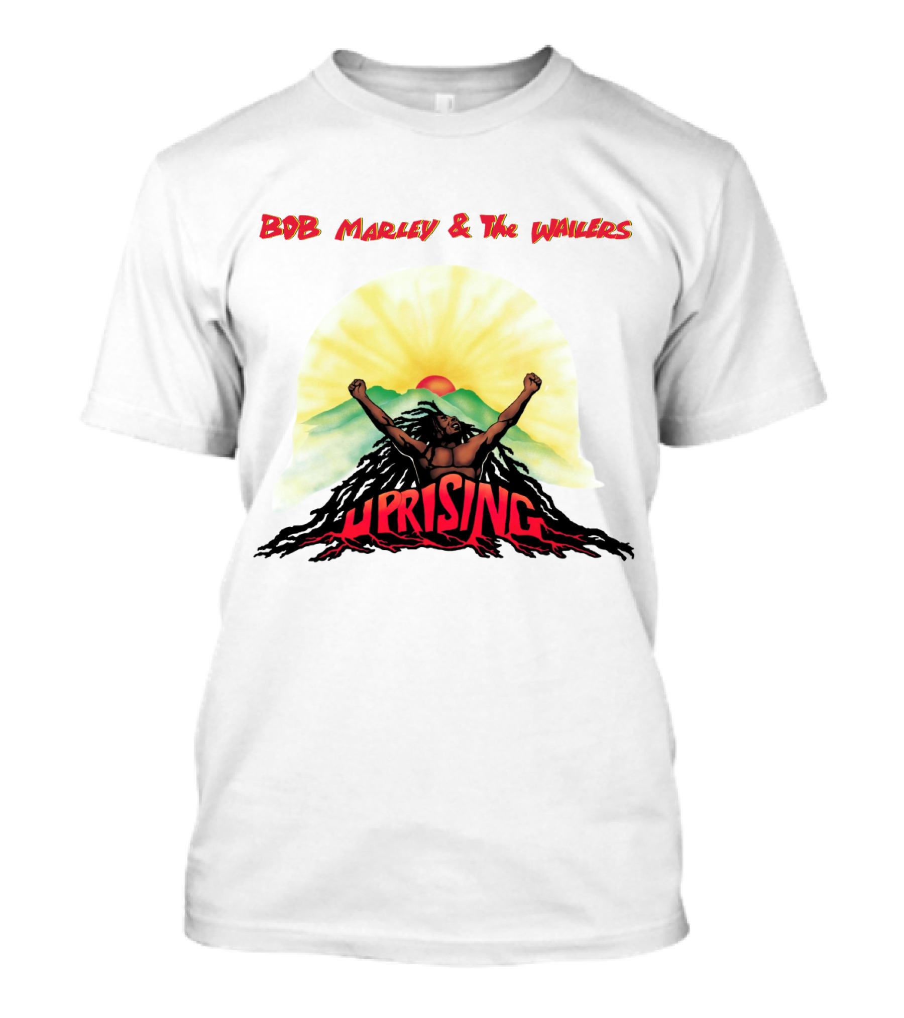 Bob Marley & The Wailers Uprising Sun Mountain Freedom T-Shirt