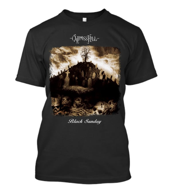 Cypress Hill Black Sunday Graveyard Scene T-Shirt