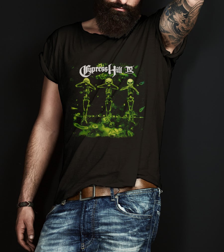 Cypress Hill Iv Skeleton Trio T-Shirt