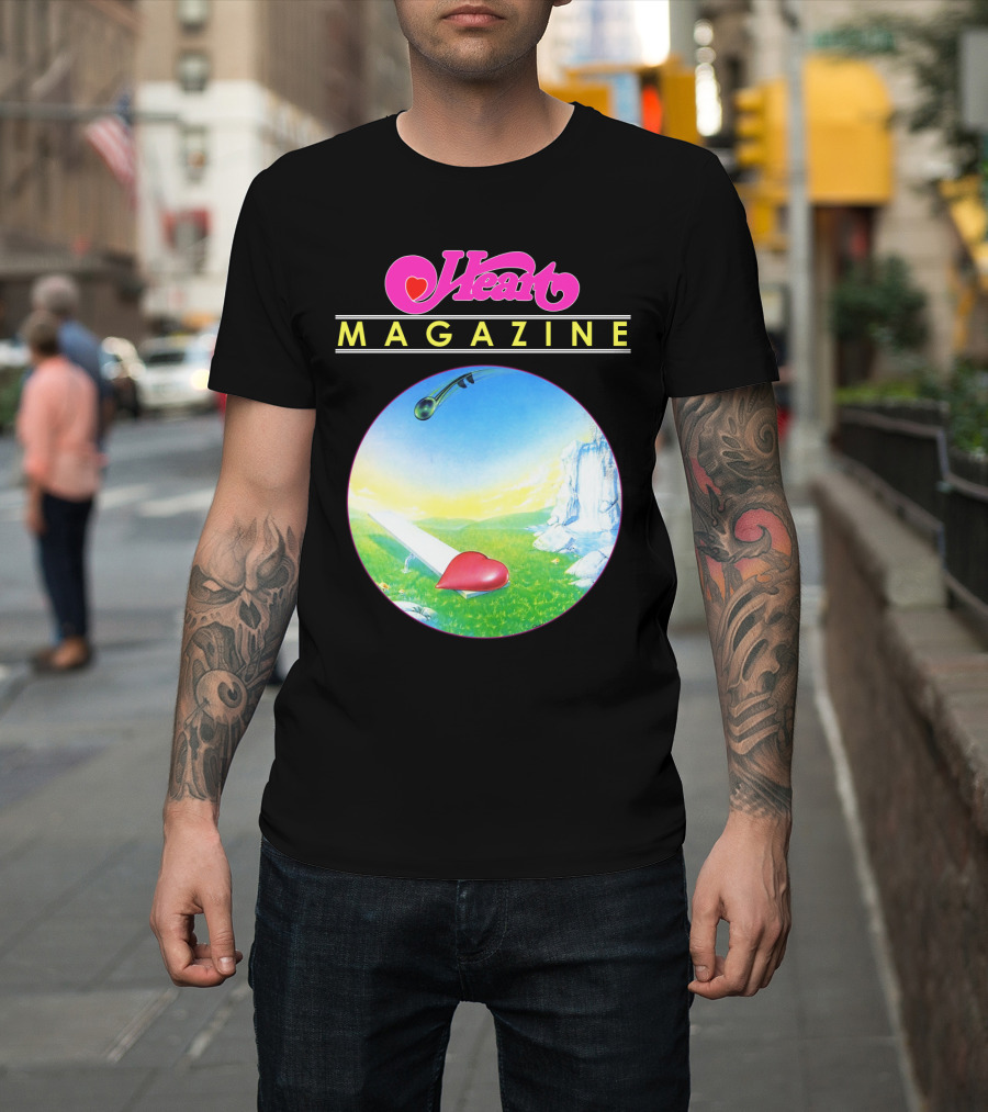 Heart Magazine 1977 Album Cover Art T-Shirt