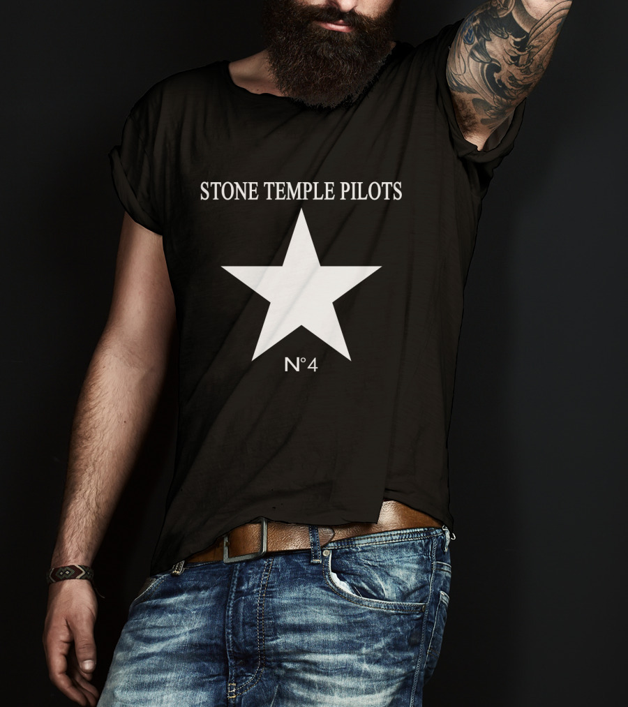 Stone Temple Pilots No 4 Star T-Shirt
