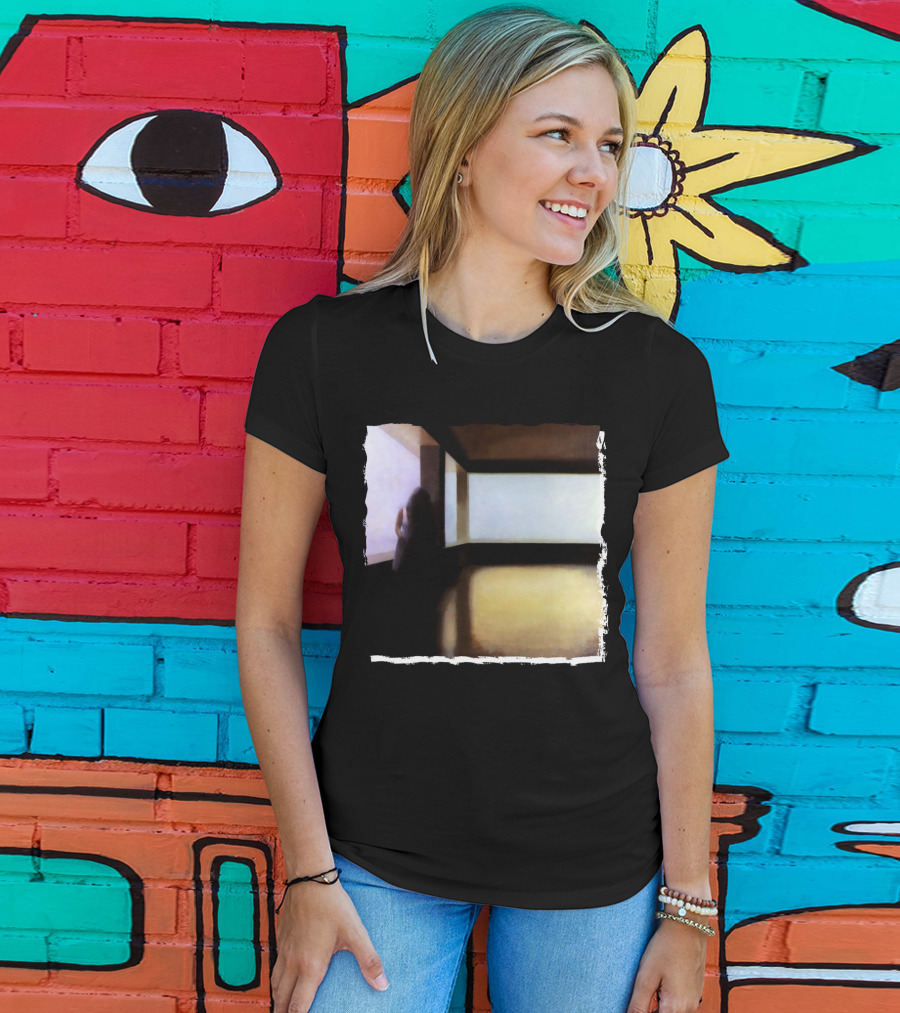 Mysterious Shadow By The Window T-Shirt