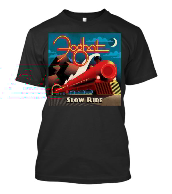 Foghat Slow Ride Retro Train T-Shirt