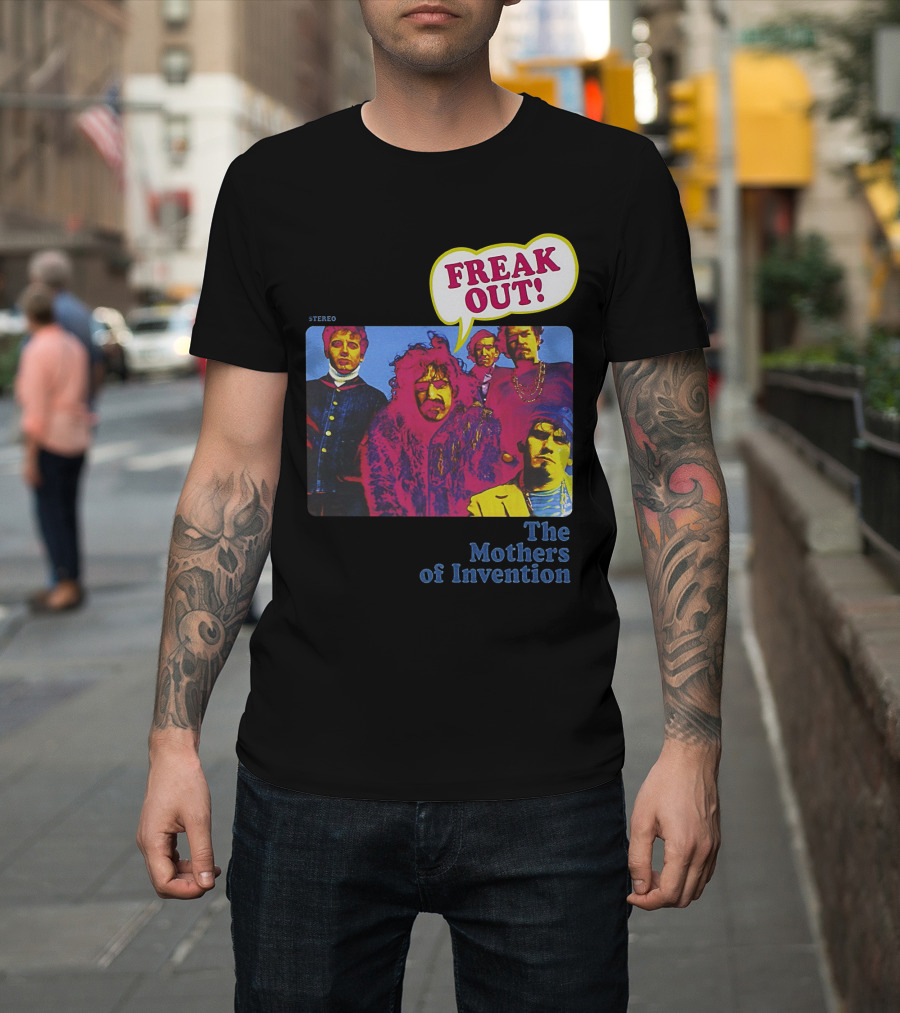 Freak Out The Mothers of Invention Vintage Album Cover T-Shirt