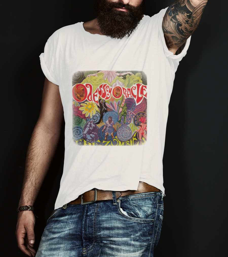 Odessey And Oracle The Zombies Psychedelic Floral T-Shirt