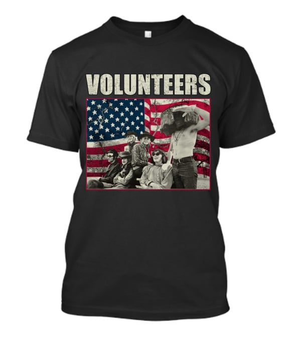 Jefferson Airplane Volunteers American Flag T-Shirt