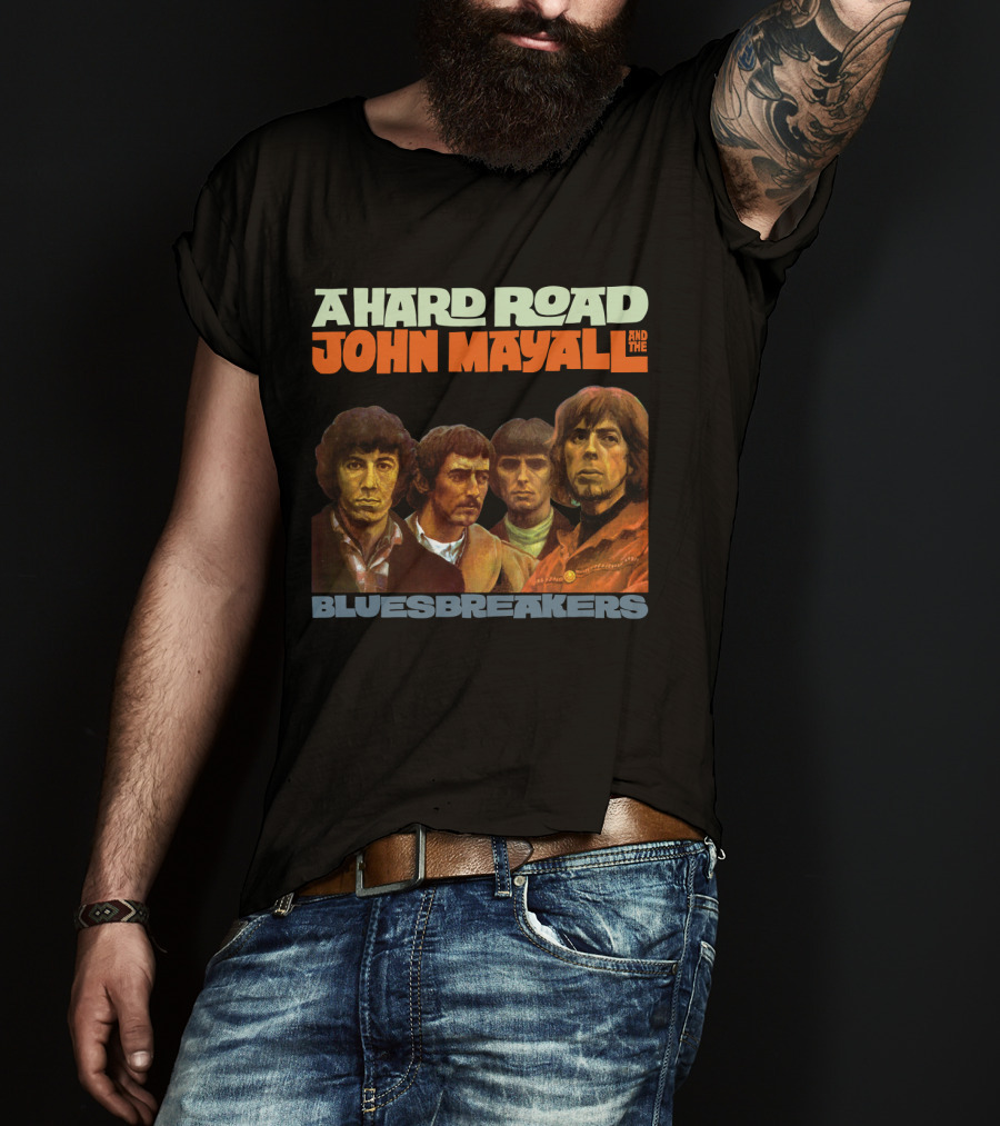 John Mayall And The Bluesbreakers A Hard Road Album Cover T-Shirt