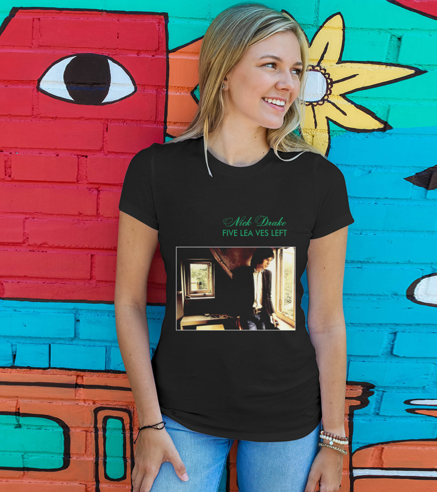 Nick Drake Five Leaves Left 1969 Album Cover T-Shirt