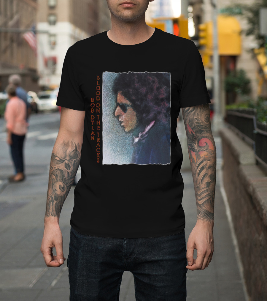 Bob Dylan Blood on the Tracks Album Cover T-Shirt