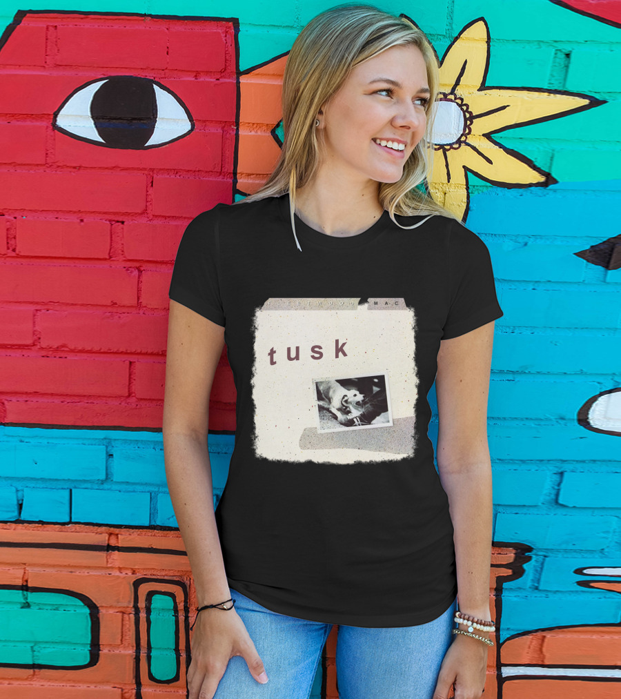 Fleetwood Mac Tusk Album Dog Photo Cover T-Shirt