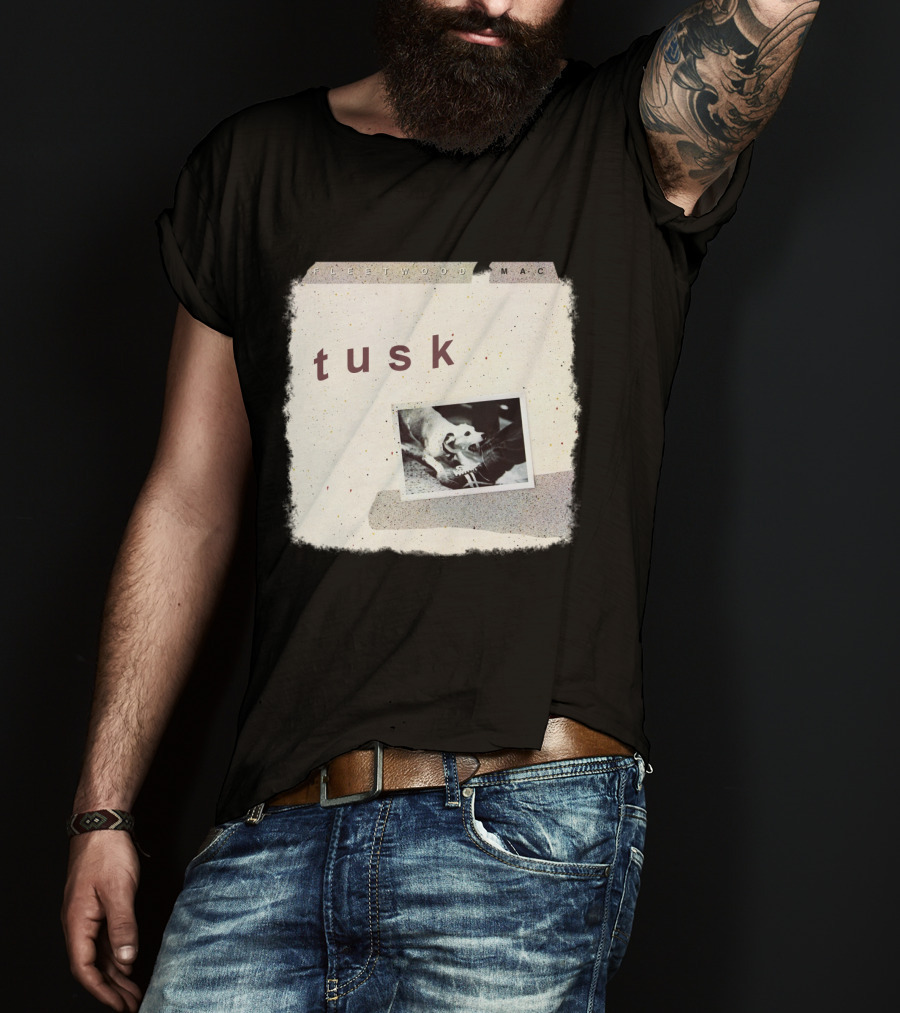Fleetwood Mac Tusk Album Dog Photo Cover T-Shirt